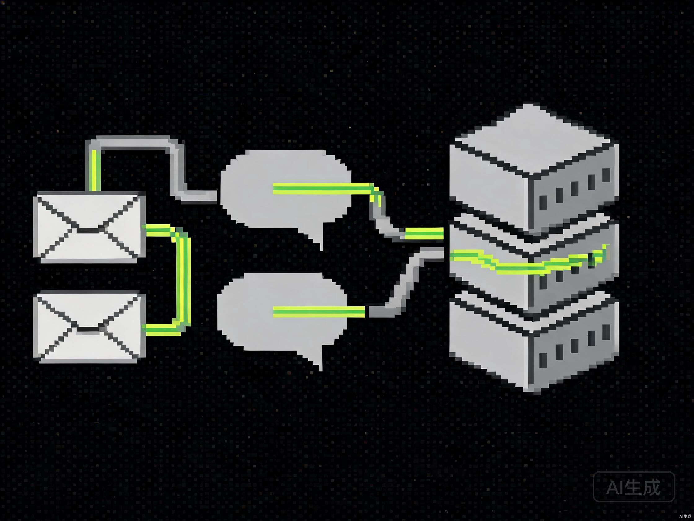 Pixel art: CRM notification system
