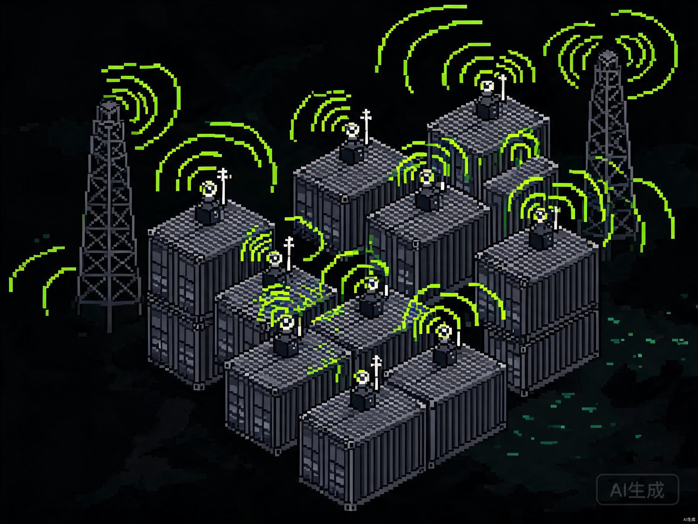 Pixel art: IoT smart container platform